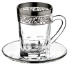 Platinum 521 Set of 6 Espresso Cups and Saucers