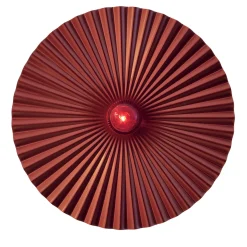Plissè 30 Red Sconce by Daniela Puppa