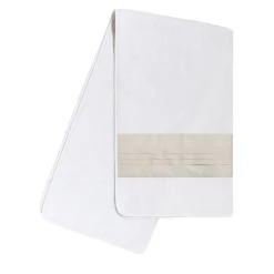 Plissè White & Marble Bath Towel