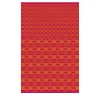 Plusminus Bio Orange Blanket by Angela Lorenz