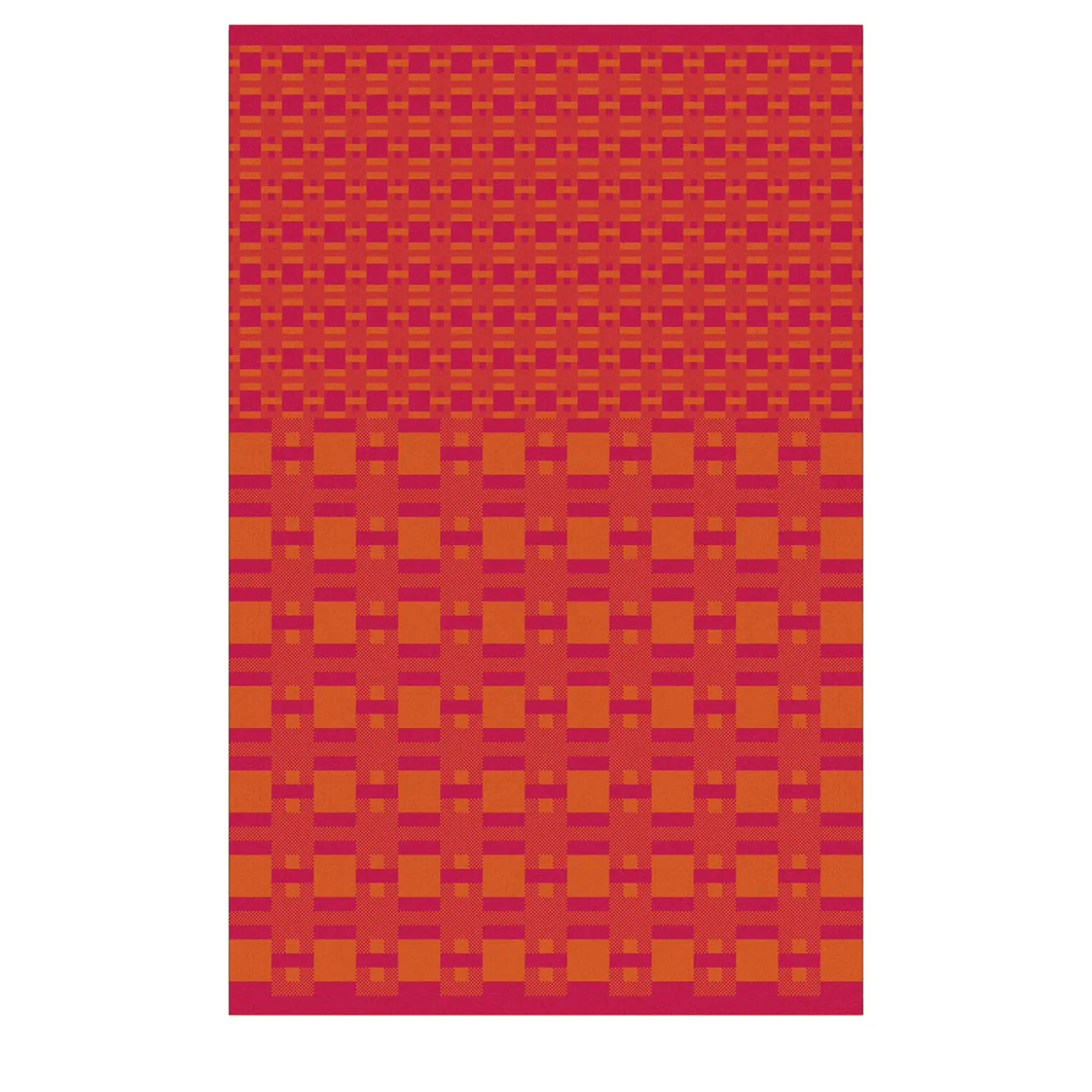 Plusminus Bio Orange Blanket by Angela Lorenz