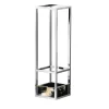Pluvio Stainless Steel Umbrella Stand with Horn Inserts