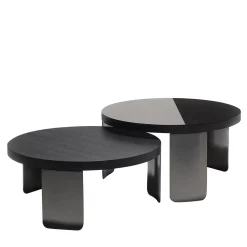 Point Set of 2 Round Coffee Tables