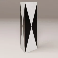 Polimelus Nero Marquina & Bianco Carrara Vase