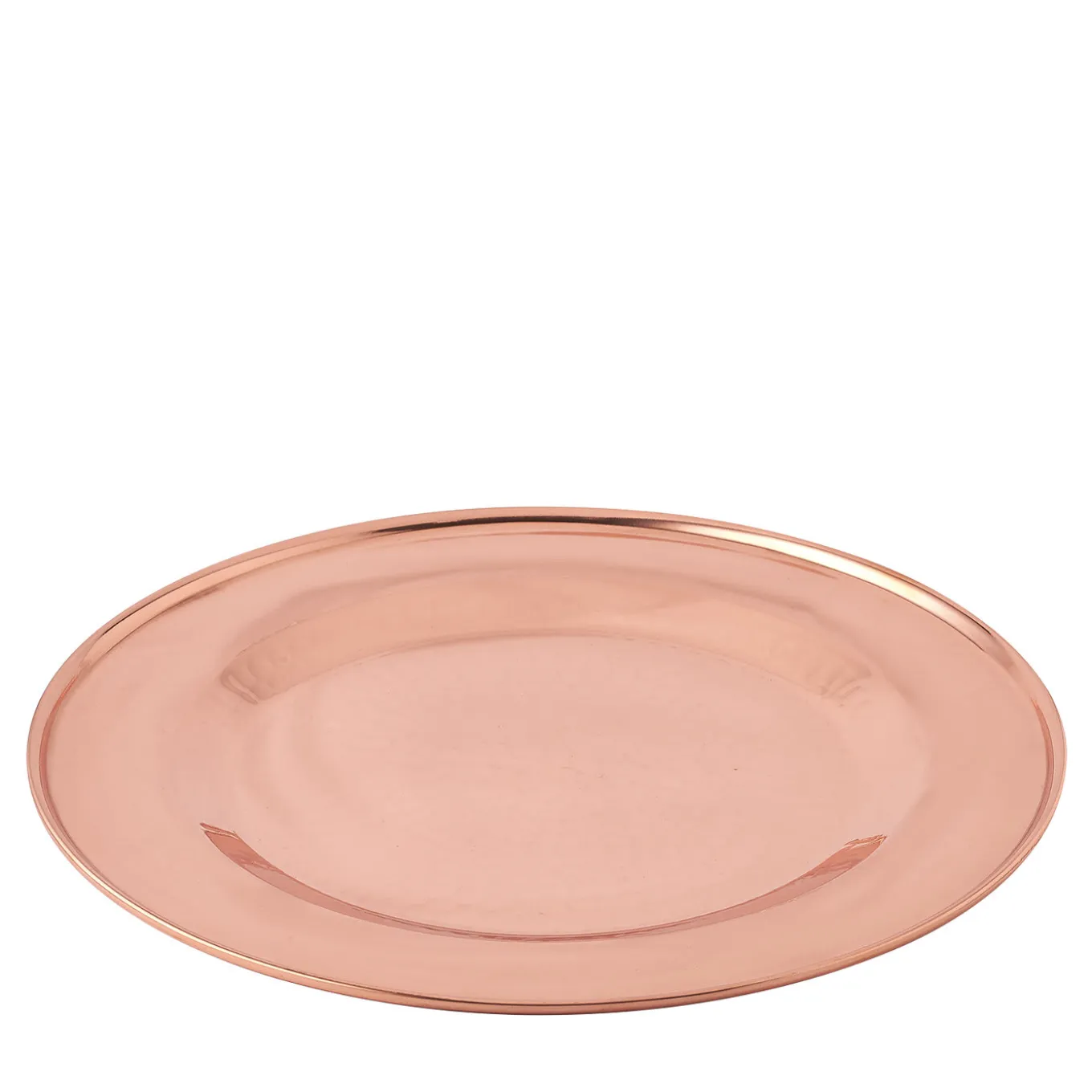 Polished Copper Charger Plate