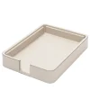 Polo Leather Beige A4 Paper Tray