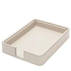 Polo Leather Beige A4 Paper Tray
