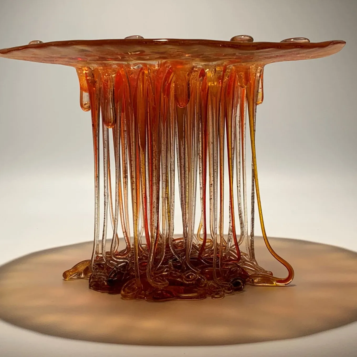 Pomegranate Murano Glass Sculpture