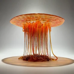 Pomegranate Murano Glass Sculpture