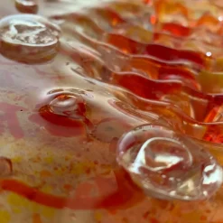 Pomegranate Murano Glass Sculpture