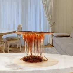 Pomegranate Murano Glass Sculpture