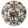 Pompei Porcelain Dinner Plate with geometric design #3