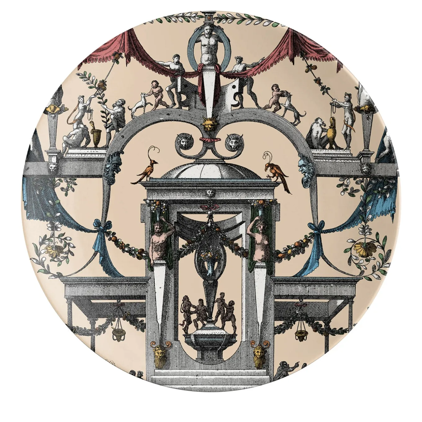 Pompei Porcelain Dinner Plate with geometric design #3