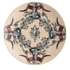 Pompei Porcelain Dinner Plate with geometric design #2