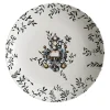 Pompei Porcelain Soup Plate with branches and jewel #2