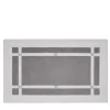 Pompidou Geometric Style White & Grey Bath Mat