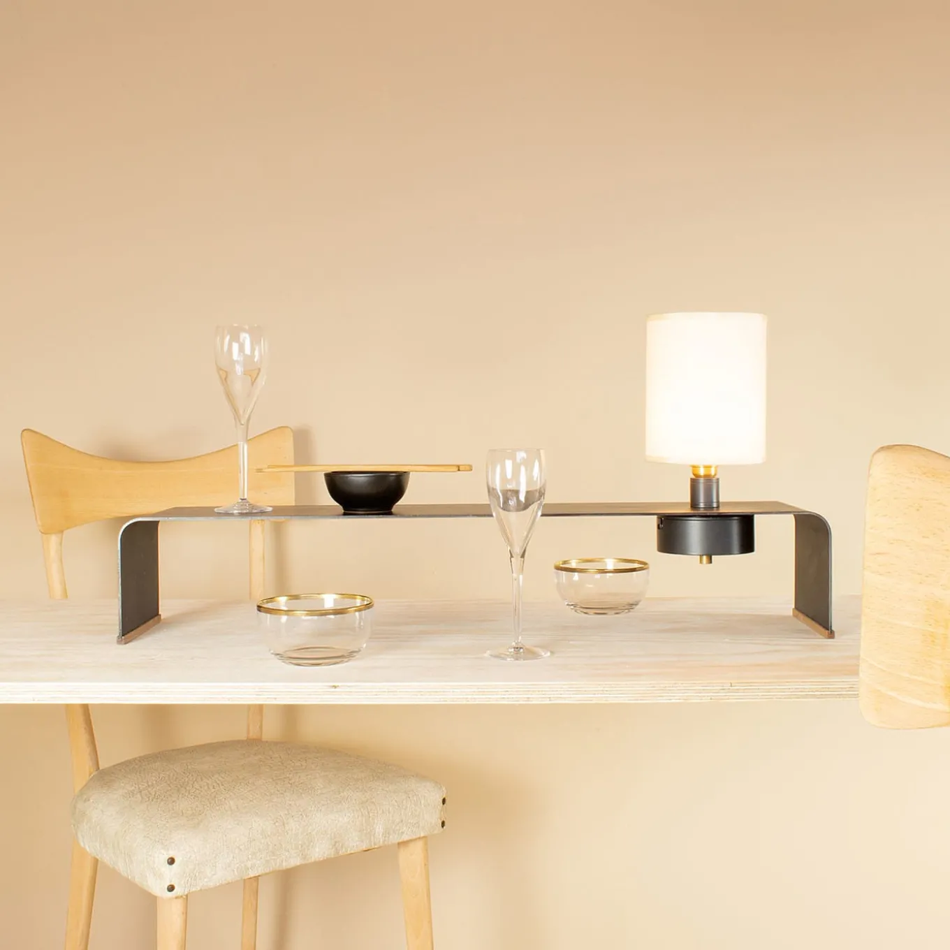 Ponte Luminoso with Fabric Desk Lamp