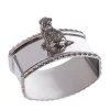 Poodle Sterling Silver Napkin Holder