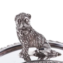 Poodle Sterling Silver Napkin Holder