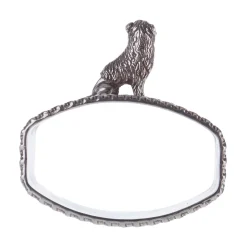 Poodle Sterling Silver Napkin Holder