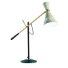 Pop Satin Brass and Light Blue Table Lamp