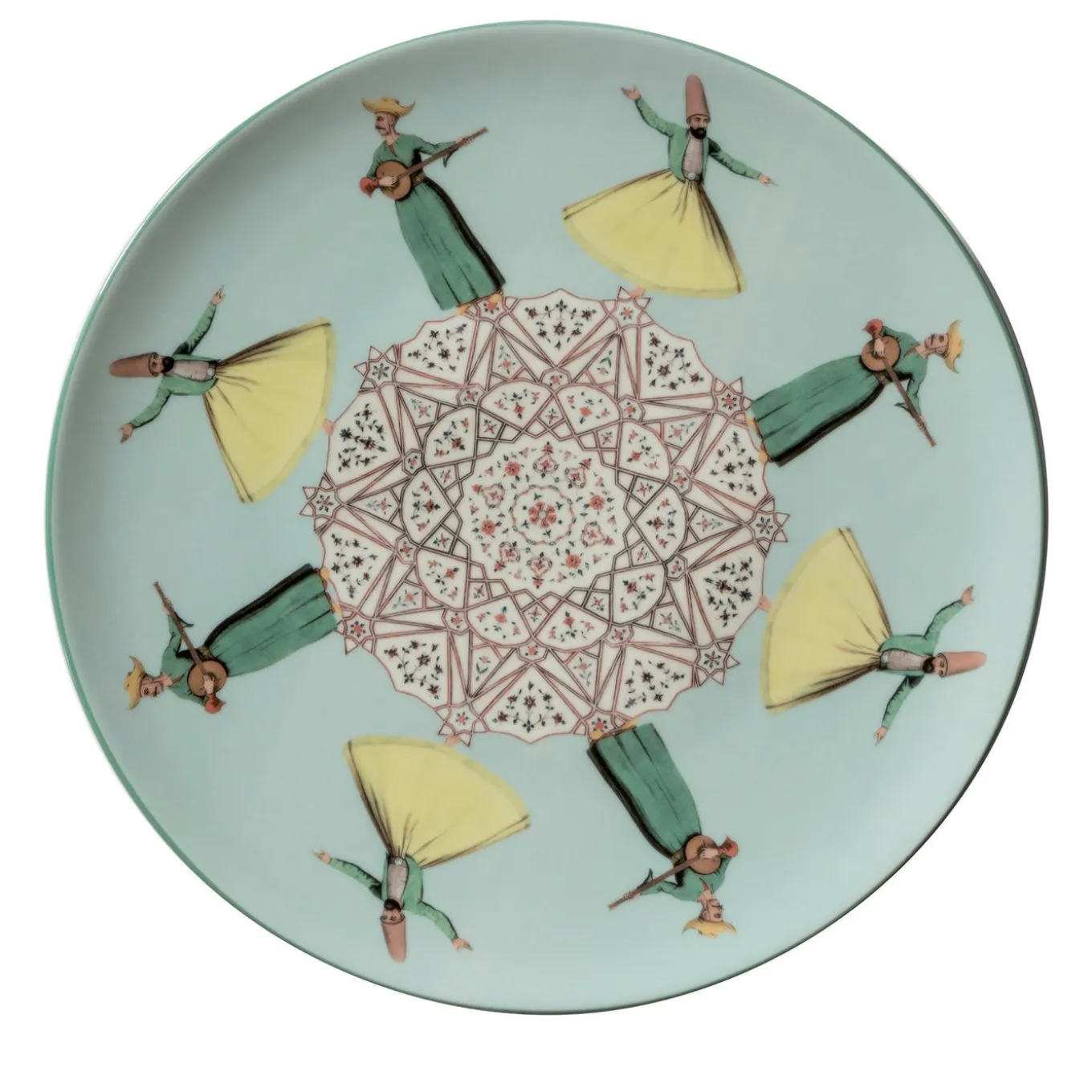 Porcelain Costantinople 2 Set of 2 Dessert Plates