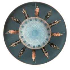 Porcelain Costantinople 6 Set of 2 Dessert Plates