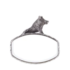 Porcellino Sterling Silver Napkin Holder