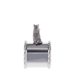 Porcellino Sterling Silver Napkin Holder