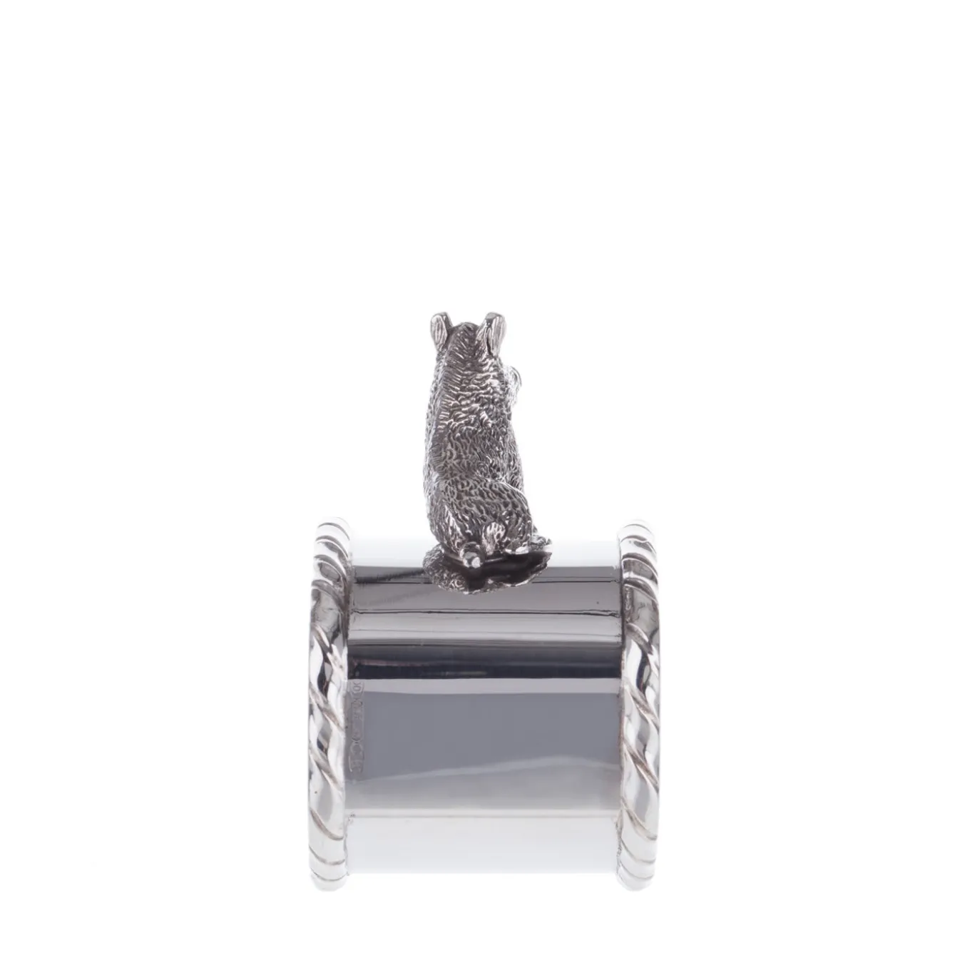 Porcellino Sterling Silver Napkin Holder