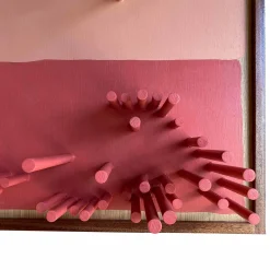 Porta Borse B Pink Wooden Handbag Rack by Pietro Meccani