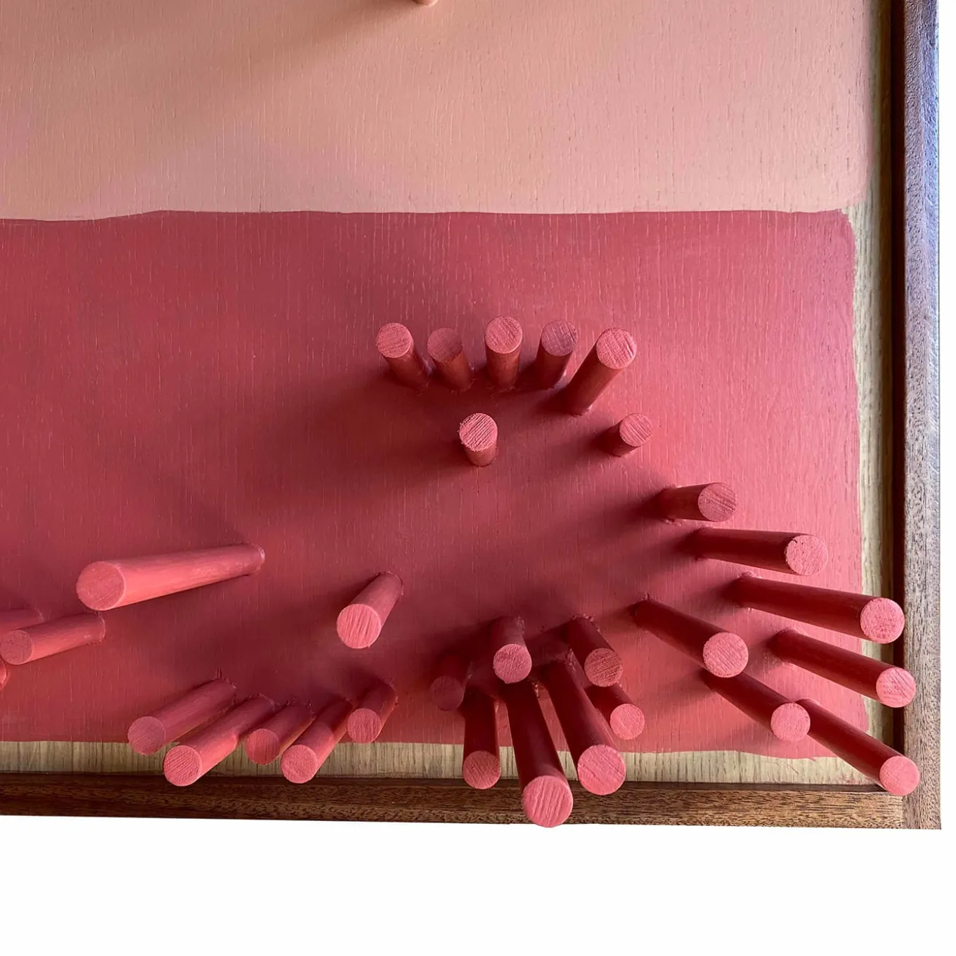 Porta Borse B Pink Wooden Handbag Rack by Pietro Meccani