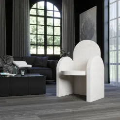 Portici Travertino Marble Chair