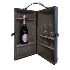 Portmanteau Leather Wine Box