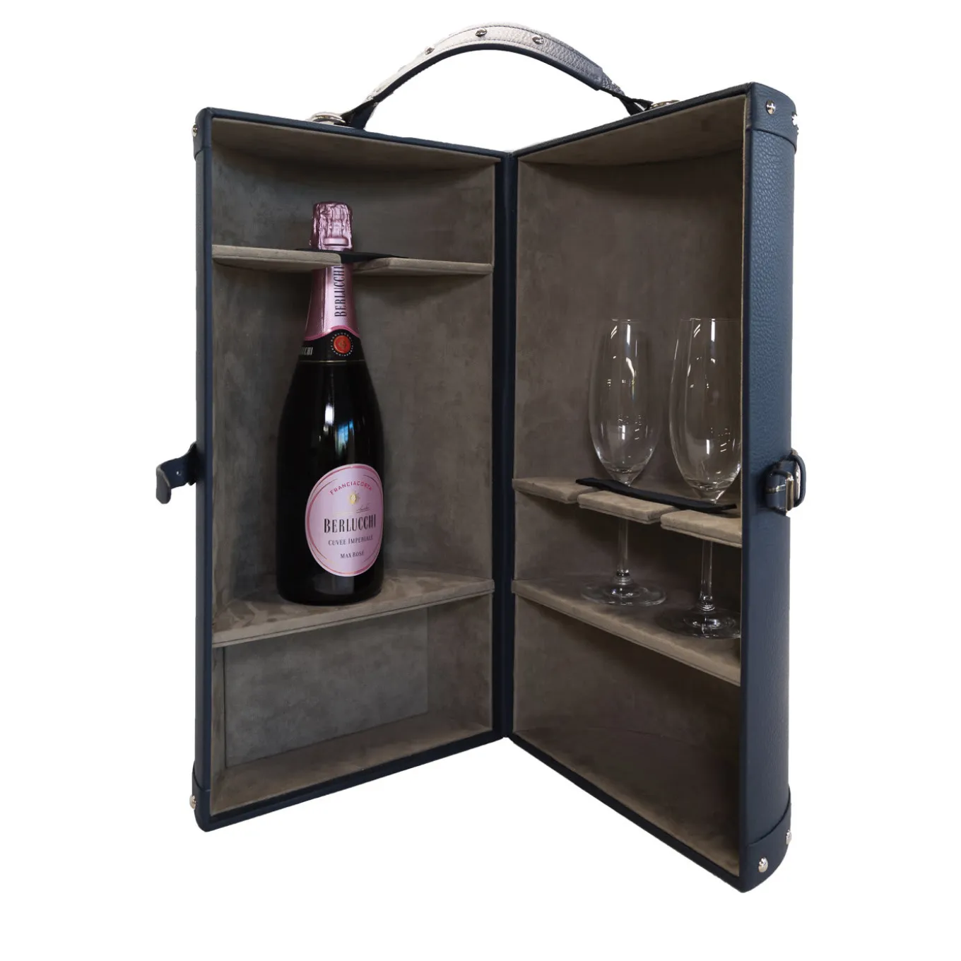 Portmanteau Leather Wine Box