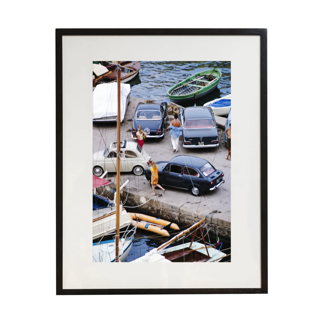 Porto Ercole Harbour Framed Print by Slim Aarons