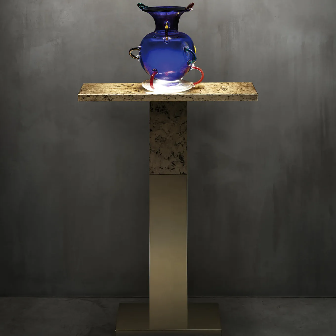 Porto Gold Console By Andrea Branzi