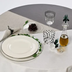 Portofino Handcrafted Olive Glass Oil Bottle