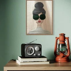 Portrait Multicolor Tapestry #3