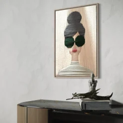 Portrait Multicolor Tapestry #3