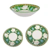 Poseidon 18-Piece Green Plate Setting