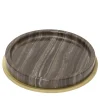 Positano Brown Marble Bottle Coaster