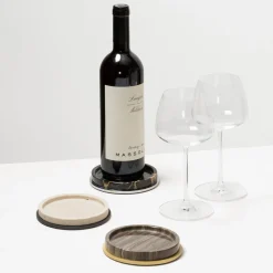 Positano Brown Marble Bottle Coaster