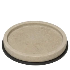 Positano White Marble Bottle Coaster
