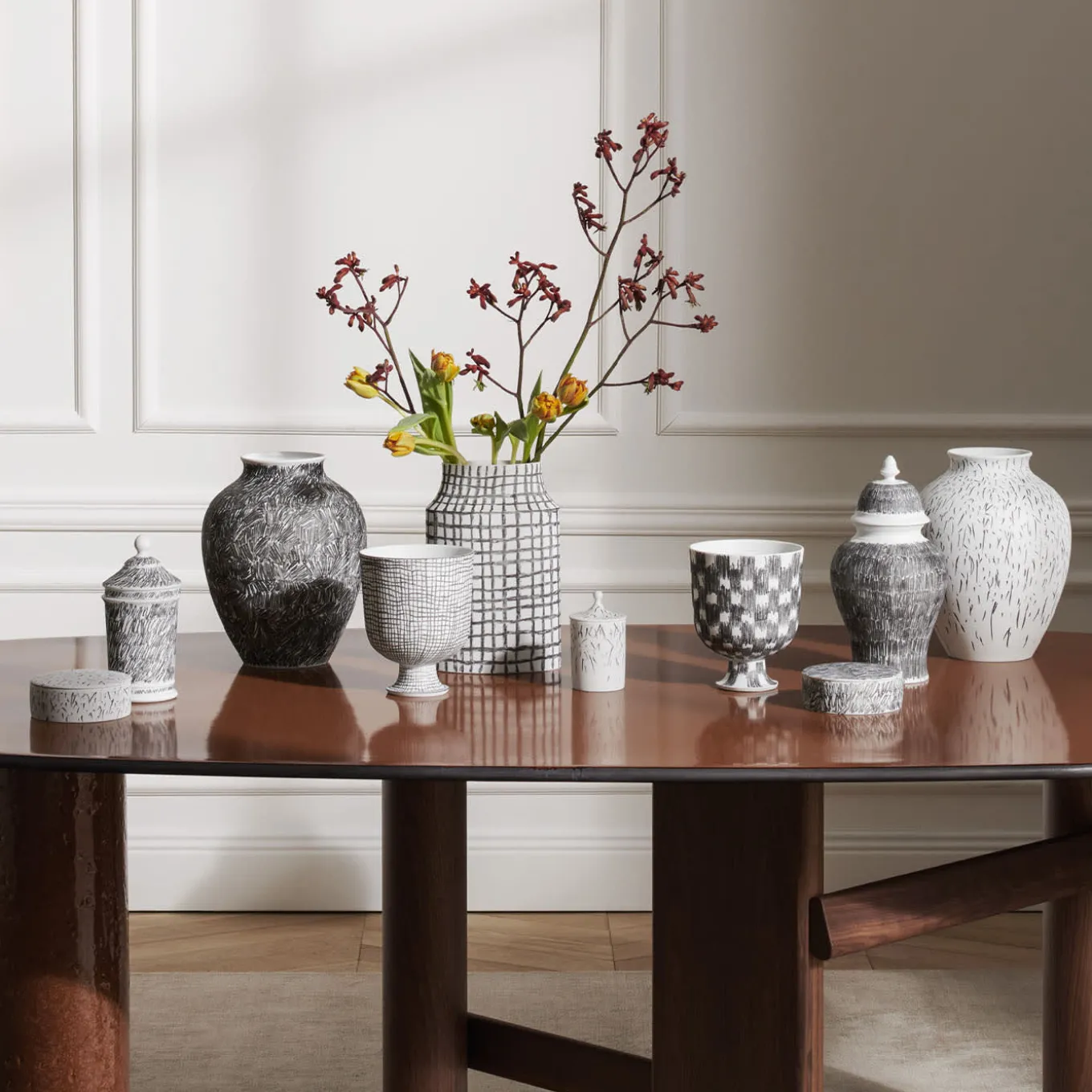 Post Scriptum Black & White Potiche by Formafantasma