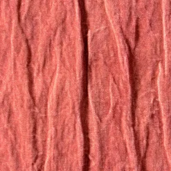 Potentilla Square Red Velvet Cushion