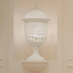 Potiche Palladio White Table/Floor Lamp