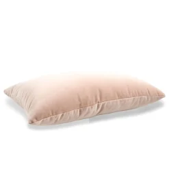 Powder Pink Cotton Velvet Longue Cushion
