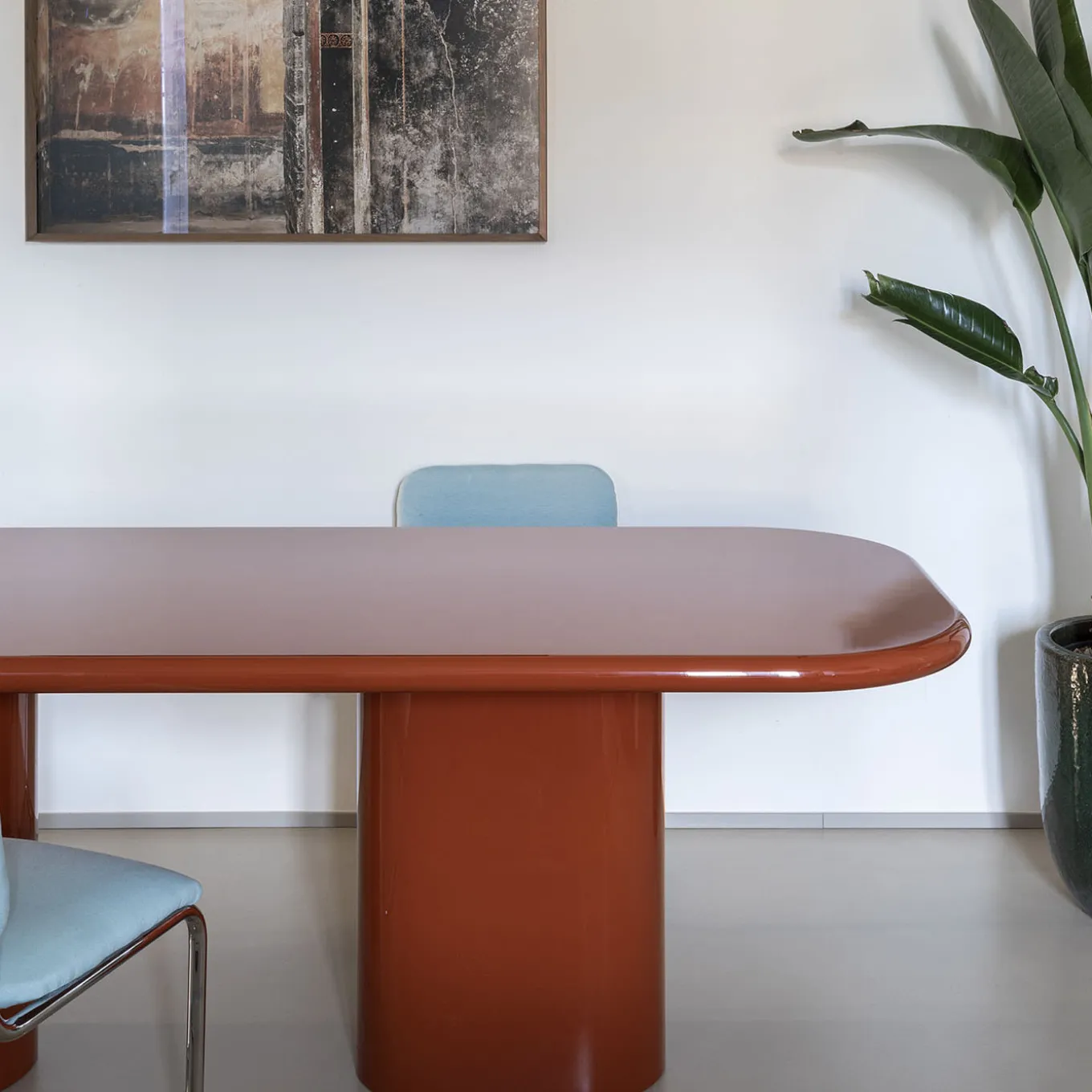 Pranzo Red Dining Table