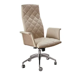 Presidential Beige Leather Office Chair